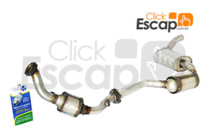 CATALISADOR DUPLO ESQUERDO MERCEDES ML300 ML320 1997 A 2000