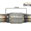 FLEXIVEL ESCAPAMENTO UNIVERSAL 2.1/2 TURBO  ASPIRADO