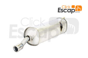 SILENCIOSO TRASEIRO PEUGEOT 206 HATCH COM PONTEIRA