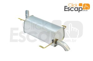 SILENCIOSO TRASEIRO CORSA HATCH 2007 A 2013