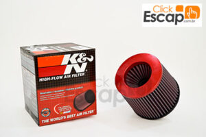 FILTRO DE AR ESPORTIVO CONICO UNIVERSAL K&N