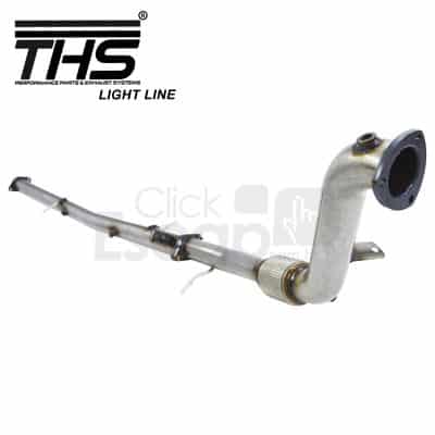 PAR DOWNPIPE CAT DELETE THS LIGHT LINE INOX 409 RANGER 3.2 DIESEL 2012 A 2016 - Provisório
