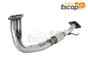 TUBO DIANTEIRO ESCAPAMENTO COM FLEXIVEL DOBLO 1.3 16V
