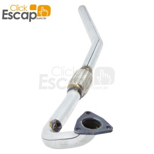 TUBO DIANTEIRO C/ FLEXÍVEL E FURO DE SONDA CORSA CLASSIC MONTANA CELTA PRISMA